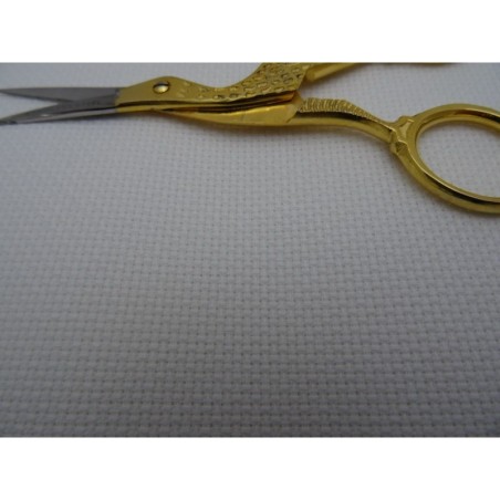 Tela aida di cotone bianca 72 fori altezza 150 cm