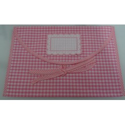 Busta Corredino con tela aida col. rosa