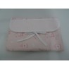 Fasciatoio pieghevole ricamabile a punto croce colore rosa