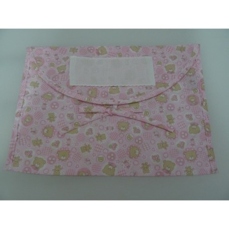 Busta Corredino con tela aida " ORSETTI " col. rosa