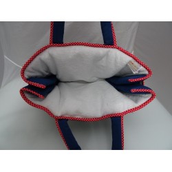 Borsa Fasciatoio ricamabile a punto croce  " JEANS " var. 2