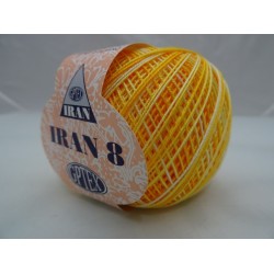 Cotone perlato IRAN n°8, colori sfumati