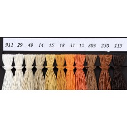 Cotone perlato IRAN colori uniti, n° 8 gomitolo da 50 gr.