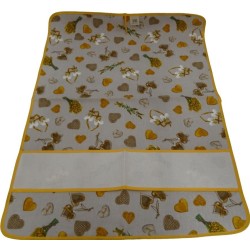 Linea Primavera - Strofinaccio con tela aida da ricamare a punto croce