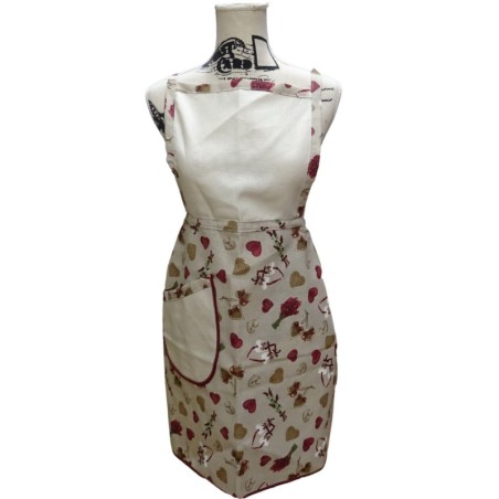 Linea Primavera - Grembiule con tela aida da ricamare a punto croce