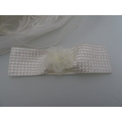 Vestitina da battesimo, bimba misto seta, pizzo con strascico