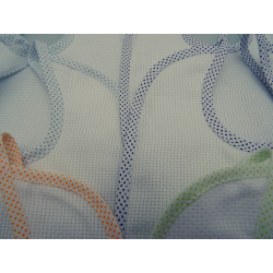 6 bavaglini serie DAFFY in tela aida da ricamare a punto croce