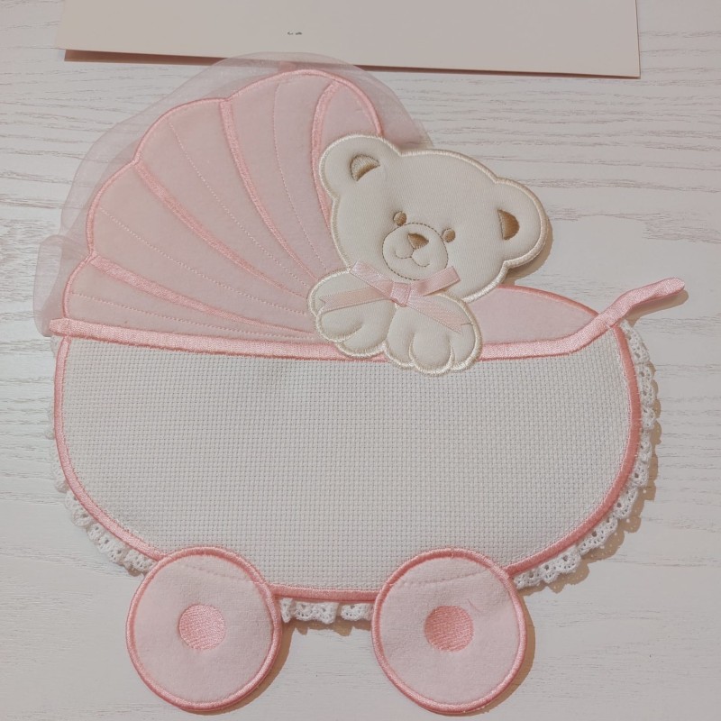 Annuncia nascita cicogna col. celeste