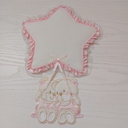 Annuncia nascita  Gemelli  col. rosa e celeste