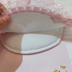 Annuncia nascita cicogna col. rosa