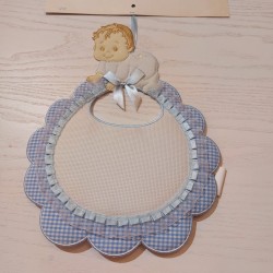 Annuncia nascita cicogna col. celeste