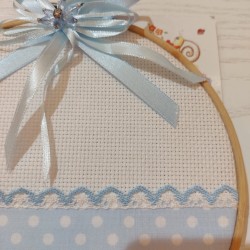 Sopraculla cerchio tombolo rosa