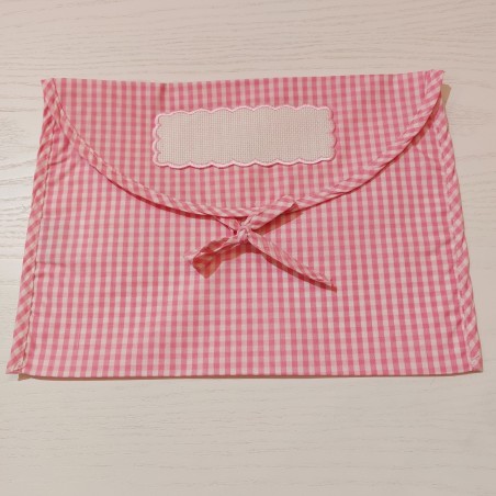 Busta Corredino con tela aida col. rosa