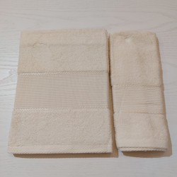 Coppia di asciugamani di spugna per punto croce
