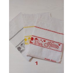 Strofinaccio da cucina sweet home per punto croce