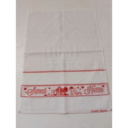 Strofinaccio da cucina sweet home per punto croce